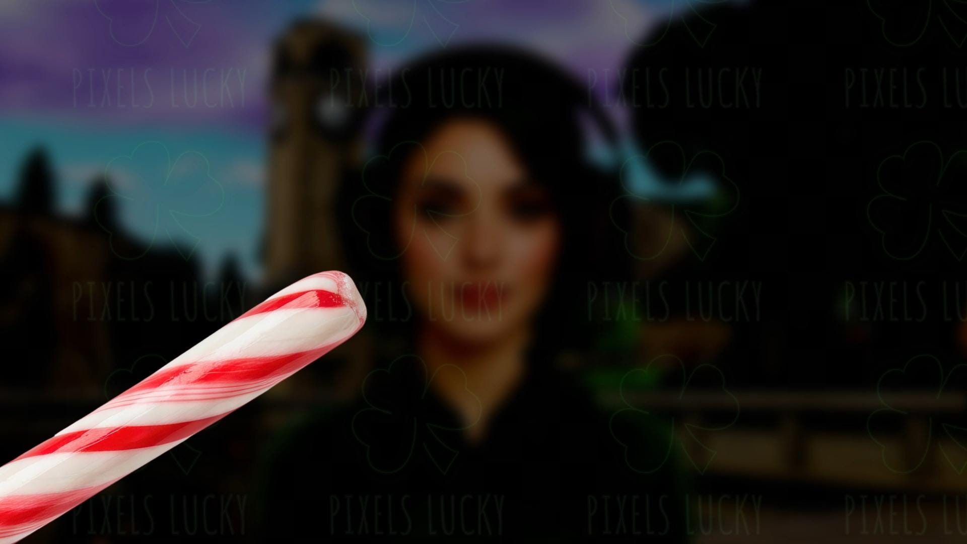 Peppermint Poke Stream Alert - Full Screen Animated Overlay with Transparent Background - 1920x1080 - Instant Download - Fun & Easy to Setup