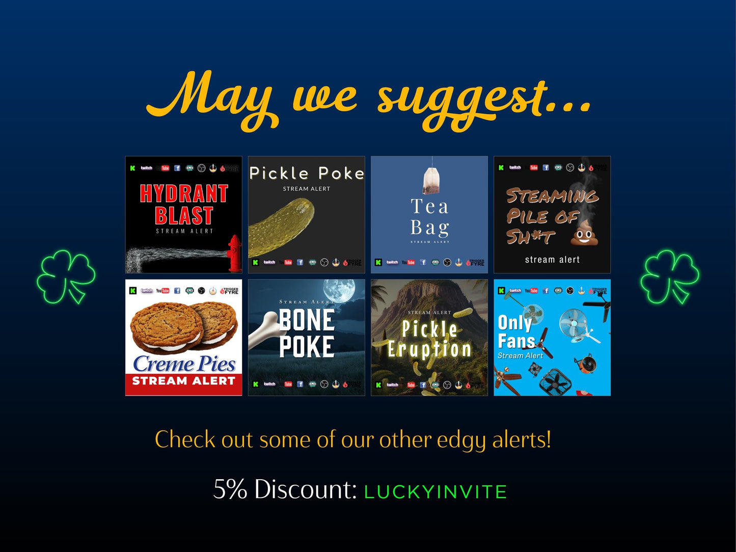 Peppermint Poke Stream Alert - Full Screen Animated Overlay with Transparent Background - 1920x1080 - Instant Download - Fun & Easy to Setup