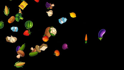 Food Fight Stream Alert - Full Screen Animated Overlay with Transparent Background - Funny Chat Interaction! - 1920x1080 - Instant Download