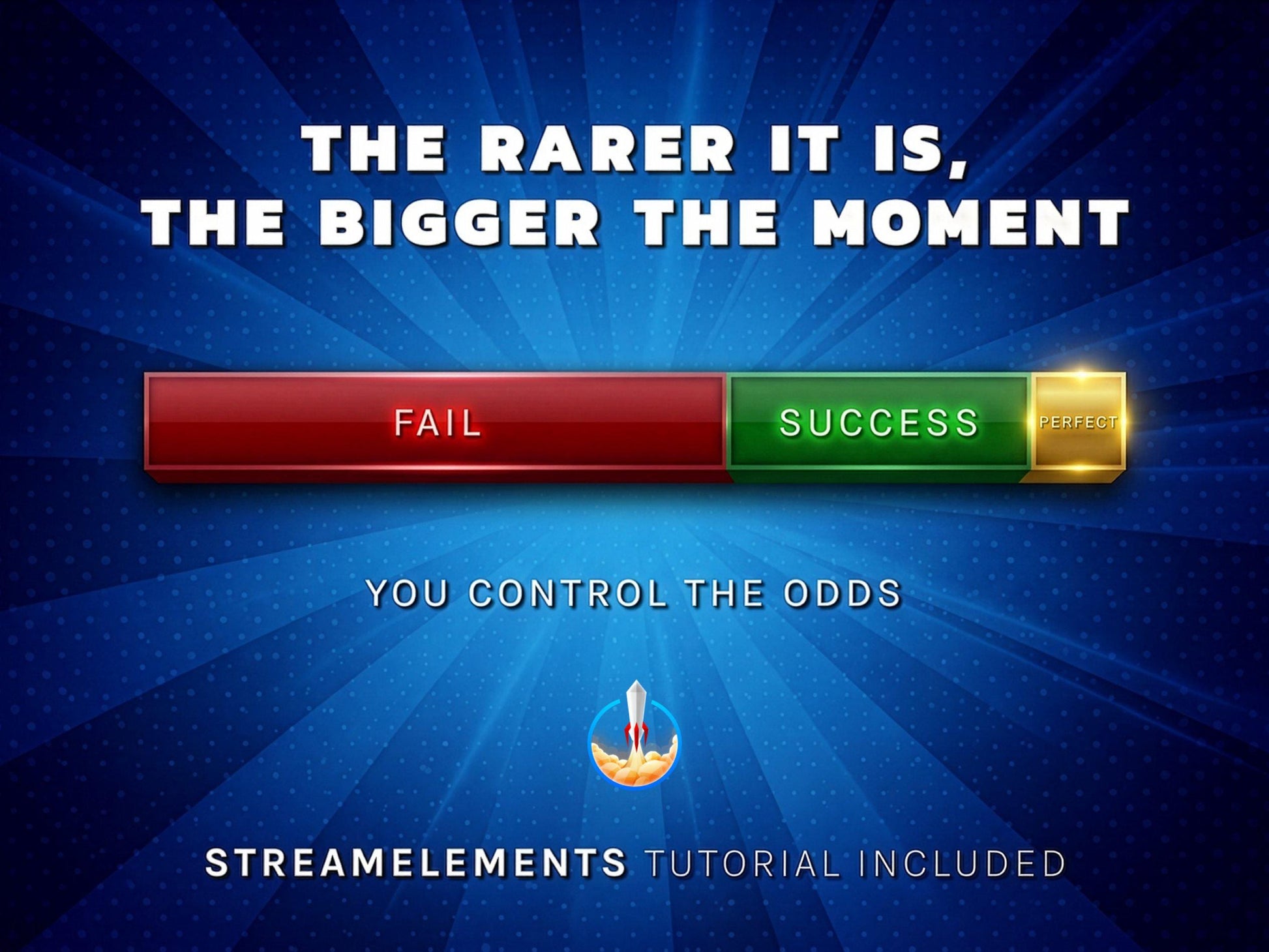 Bottle Flip Challenge Stream Alert Pack - Interactive Chat Game - 7 Outcomes - Full Screen Animated Overlay - Transparent Background - Sound