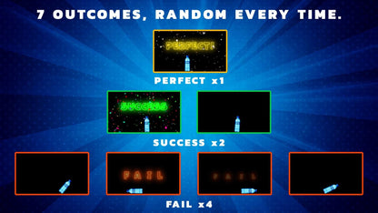 Bottle Flip Challenge Stream Alert Pack - Interactive Chat Game - 7 Outcomes - Full Screen Animated Overlay - Transparent Background - Sound