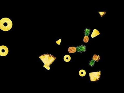 Pineapple Rain Stream Alert - Tropical Fruit Shower - Animated Overlay w/ Transparent Background - Full Screen 1920x1080 - Instant Download