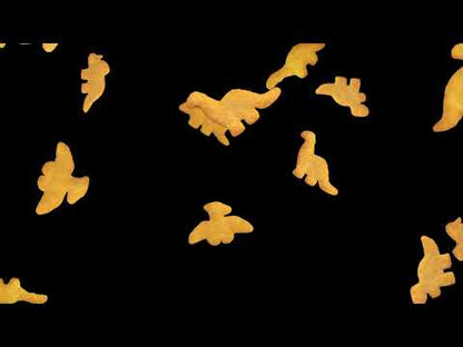 Dino Nuggets Stream Alert - Full Screen Animated Overlay with Transparent Background - 1920x1080 - Instant Download - Streamer Snack Effect