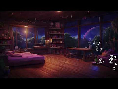 Dream Drift Stream Alert - Full Screen Sleepy Effect w Transparent Background - 1920x1080 - Instant Download - 4 Animated Overlays Included