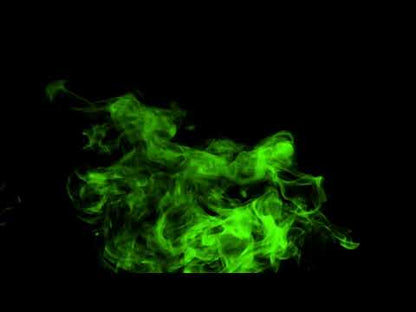 Green Smoke Stream Alert - Animated Overlay with Transparent Background - Full Screen 1920x1080 - Special Effect - Instant Download - Toxic