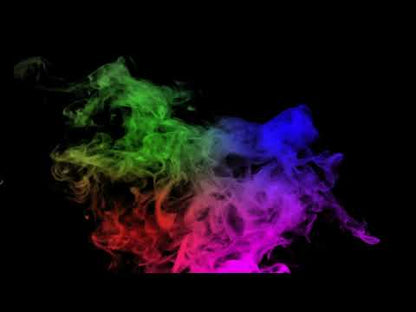 Kawaii Smoke Stream Alert - Full Screen Animated Overlay with Transparent Background - 1920x1080 - Instant Download - Cute Rainbow Effect