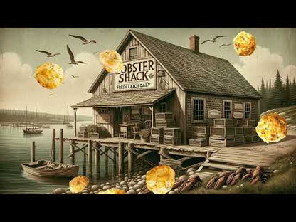 Cheddar Biscuit Drop Stream Alert - Full Screen Animated Food Overlay w Transparent Background - Instant Download - Easy To Use! - 1920x1080