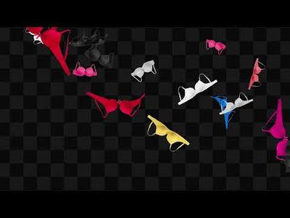 Bra Toss Stream Alert - Fun Effect - Full Screen Animated Overlay w/ Transparent Background - 1920x1080 - Instant Download - Easy To Use!