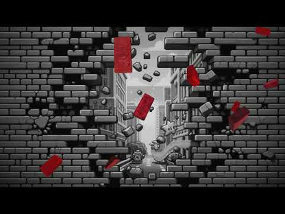 Raining Bricks Stream Alert - Full Screen Animated Overlay with Transparent Background - 1920x1080 - Instant Download - Easy To Setup & Use!