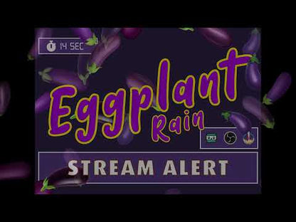 Stream Alert Bundle - Edgy Veggies & Frisky Fruits - 7 Full Screen Animated Overlays w Transparent Background - 1920x1080 - Instant Download