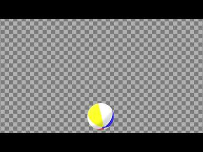 Beach Ball Stream Alert - Bouncing & Rolling Summer Ball Video Effect with Transparent Background - Instant Download - Full Screen 1920x1080