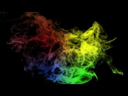 Rainbow Smoke Stream Alert - Full Screen Animated Overlay with Transparent Background - 1920x1080 - Instant Download - Cool Smokey Effect