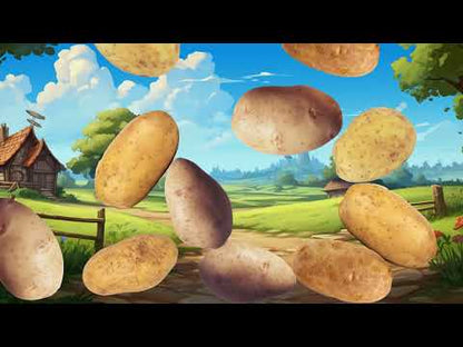 Potato Plop Stream Alert - Full Screen Spud Shower - 1920x1080 Animated Overlay with Transparent Background - Instant Download - Food Effect