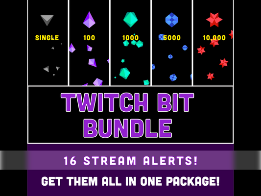 Bundle Of 16 Cheer Stream Alert