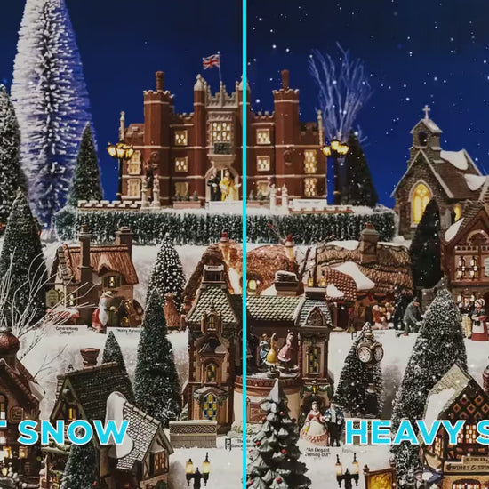 Snowing Decoration - Looping Snow Full Screen Animation - Perfect Loop Holiday Stream Overlay - Light & Heavy Snowfall Bundle - OBS Twitch