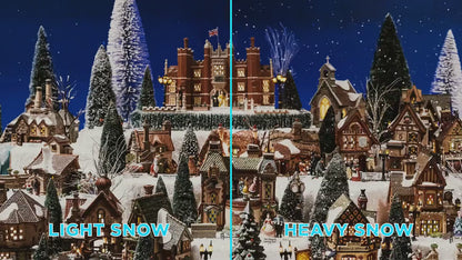 Snowing Decoration - Looping Snow Full Screen Animation - Perfect Loop Holiday Stream Overlay - Light & Heavy Snowfall Bundle - OBS Twitch