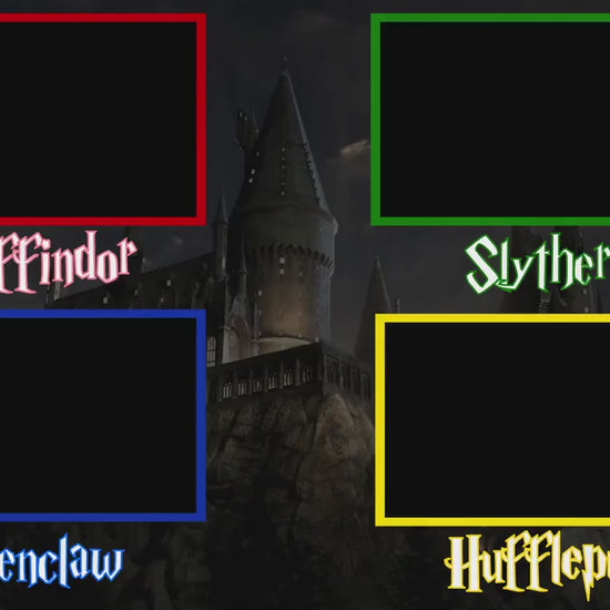 Hogwarts Alert Bundle - Gryffindor, Hufflepuff, Ravenclaw, Slytherin- Balloons and House Crest Full Screen Stream Animation Overlay Alerts