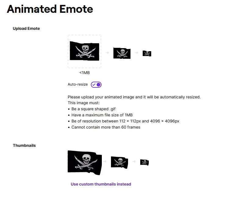 Animated Pirate Flag Emote - Jolly Roger Animation - For Twitch Discord Youtube - Perfect Loop - Sea of Thieves - Skull & Crossbones