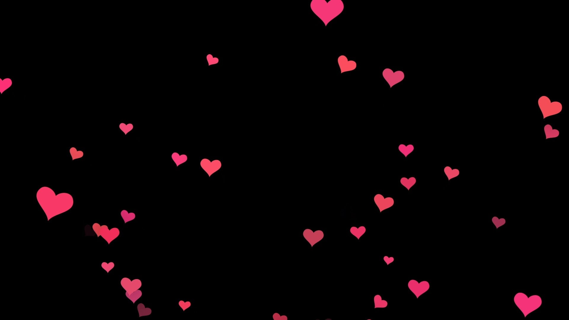 Cute Twitch Alert - Floating Hearts Transparent Animated Bit Full Screen Overlay - Donations and Cheers - Send a Little Love!