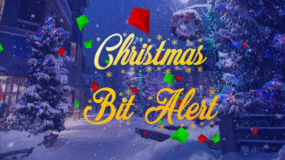 Holiday Cheer Effect - Red & Green Bits Animated Raining - Full Screen Transparent Overlay Alert - Donations and Cheers - Festive - Twitch