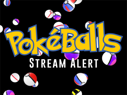 PREMADE Animated Pokéball Stream Alerts / Emotes by jeyyy