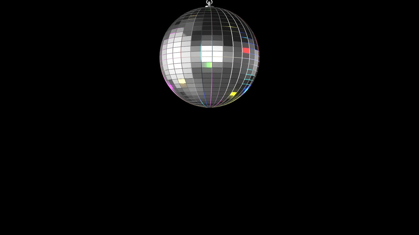 Disco Ball Animated Stream Overlay - Party Alert - Stream Full Screen Animation - 20 Seconds of Fun! Twitch Youtube Facebook Decoration