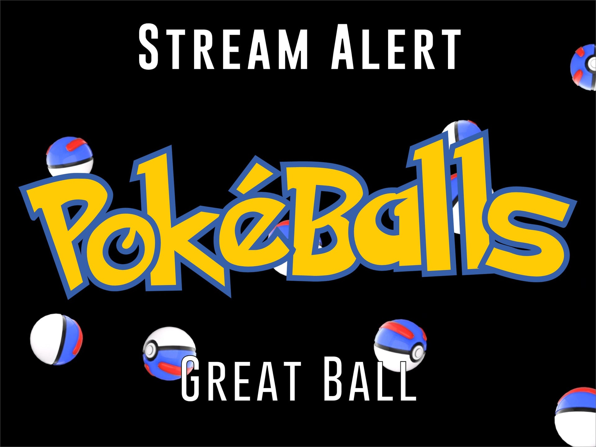 PREMADE Animated Pokéball Stream Alerts / Emotes by jeyyy