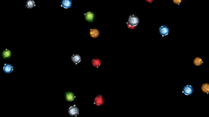 Ornament Drop Alert - Stream Overlay - Animated Full Screen Transparent Holiday - Christmas Tree Ball Rain - Twitch Youtube TikTok - Merry