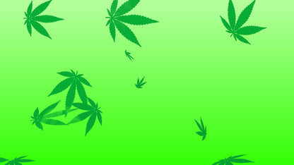 Weed Effect - MaryJane Overlay Bundle - Twitch Stream Animation - Full Screen Transparent Animated Alert - Two Variations - Green Smoke