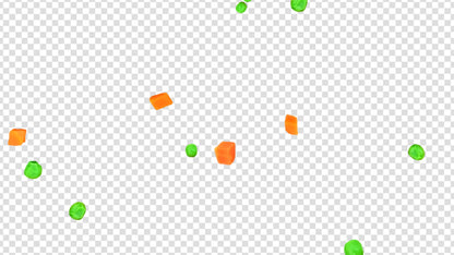 Peas & Carrots Alert Stream Overlay - Animated Full Screen Transparent Thanksgiving Rain - Twitch Donation Cheer Animation - YUMMY YUM