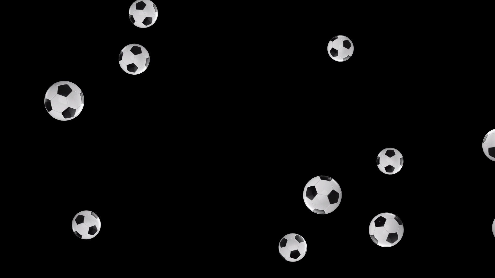 Soccer Ball Stream Alert - Full Screen Animated Transparent Football Rain Overlay - Animation for Twitch Donations Cheers - World Cup