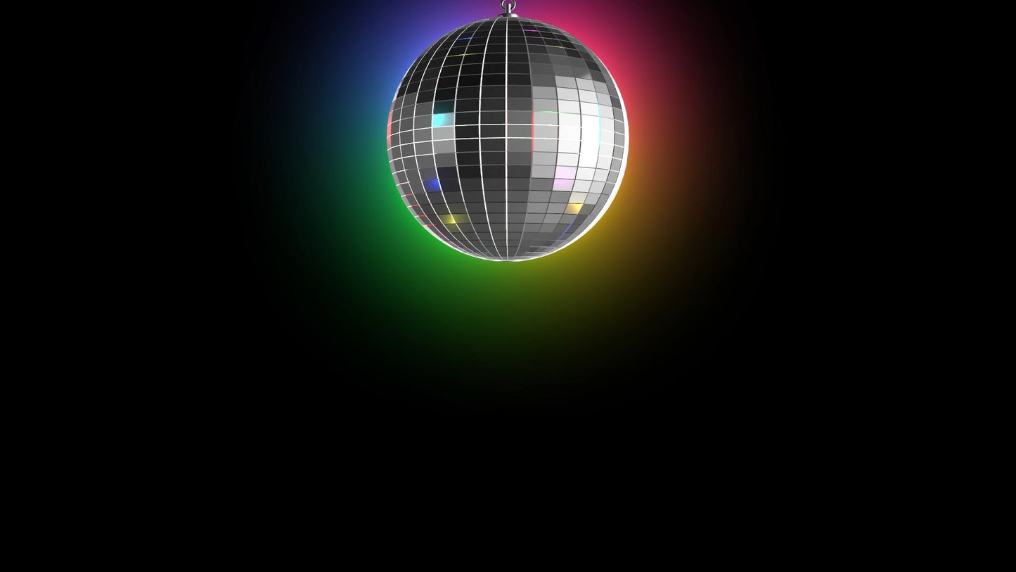 Disco Ball Animated Stream Overlay - Party Alert - Stream Full Screen Animation - 20 Seconds of Fun! Twitch Youtube Facebook Decoration