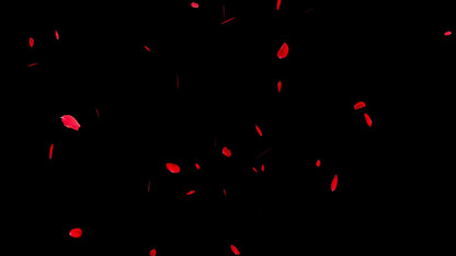 Valentine Twitch Alert - Full Screen Animated Red Petals Falling - Transparent Overlay for Stream Donations Redemptions Cheers - Roses Love