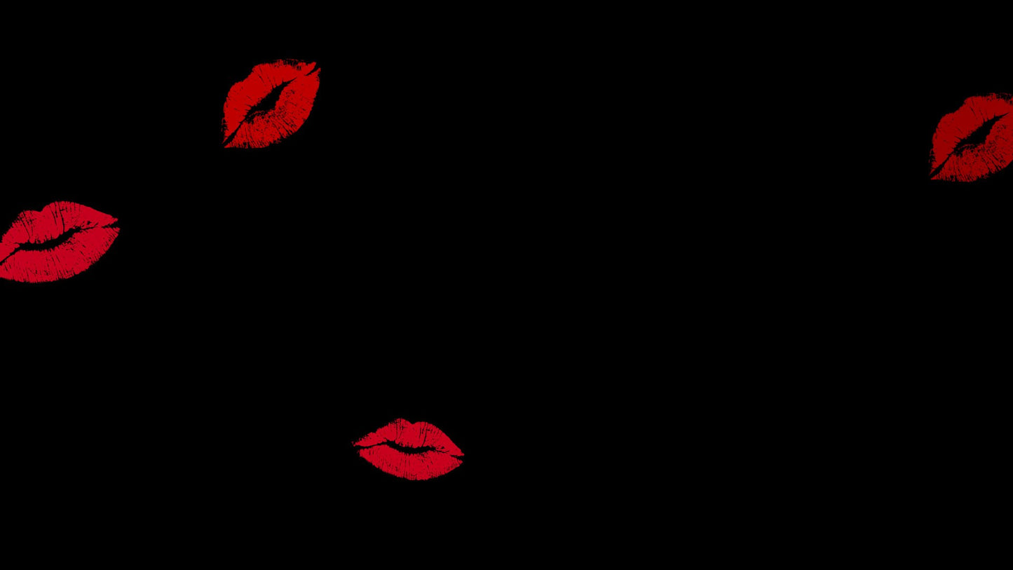 KISSES ALERT - Animated Full Screen Stream Kissing Overlay - Transparent Background - Twitch Youtube Facebook Stream - Love Fun Animation