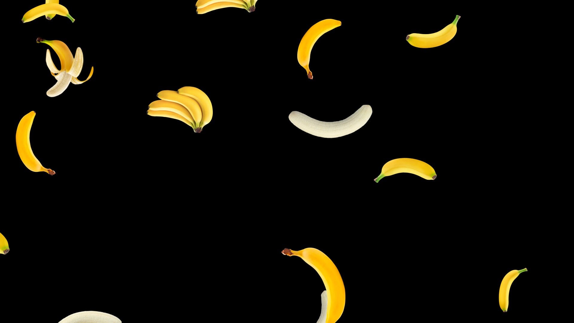 Raining Bananas Stream Overlay - Animated Alert - Banana Drop - Full Screen Animation with Transparent Background - Instant Download - FUNNY