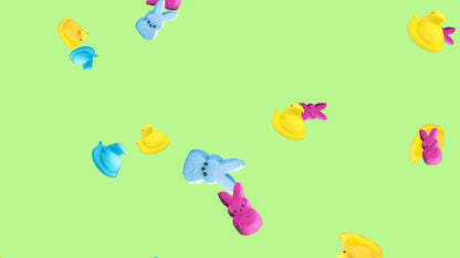 Peeps Rain - Easter Stream Alert - Bunny Day Streaming Effect - Full Screen 1920x1080 Transparent Twitch Overlay - Animated Peep Candy Drop!