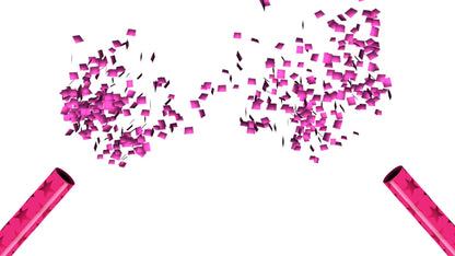 Pink Confetti Poppers - Stream Alert - Party Popper Cannon Effect With Sound - 1920x1080 Full Screen Transparent Background - Cute - Twitch