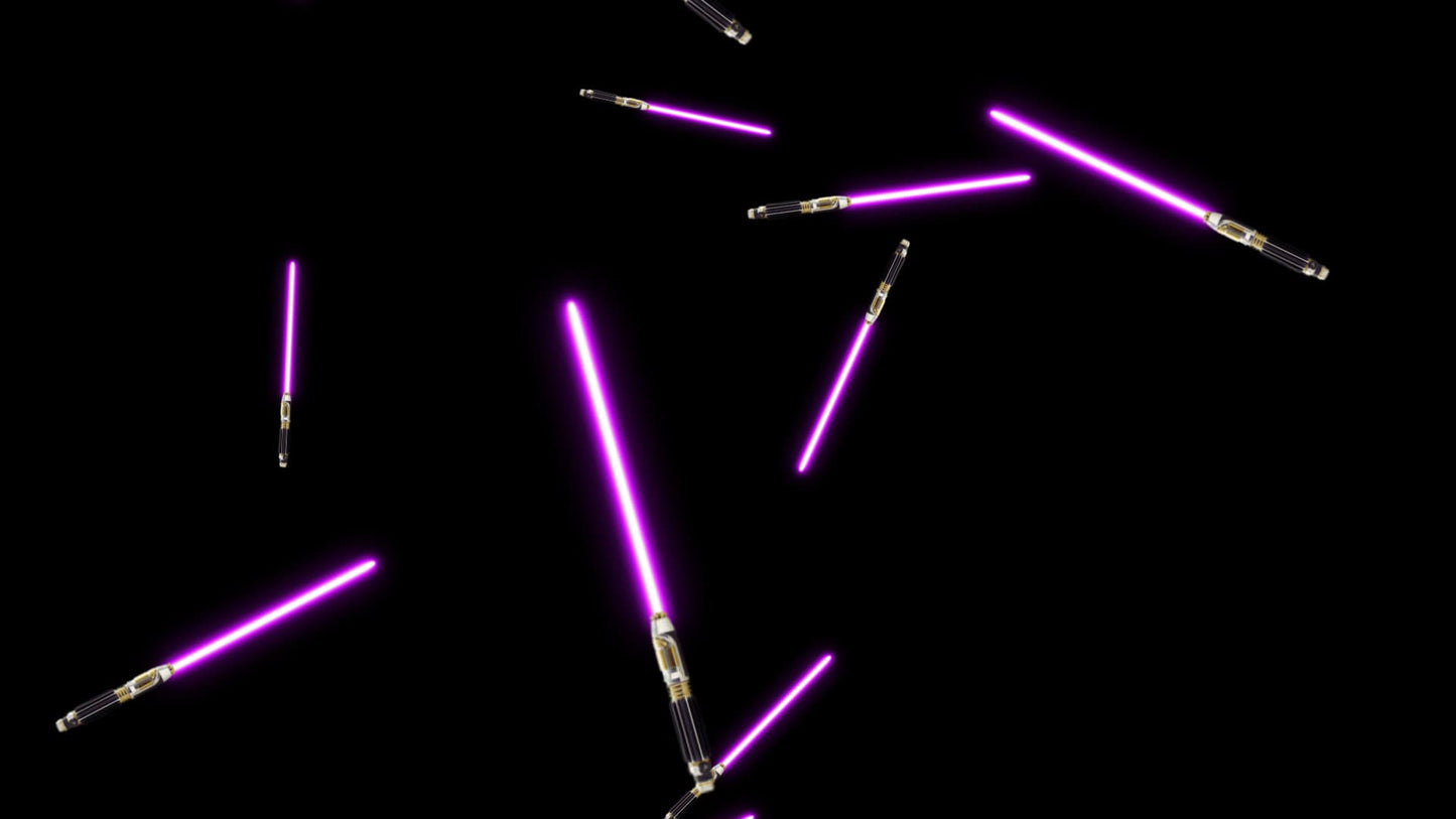 Balanced Force Stream Alert - Lightsaber Animation - Full Screen Animated Star Wars Overlay with Transparent Background - 1920x1080 - WEBM