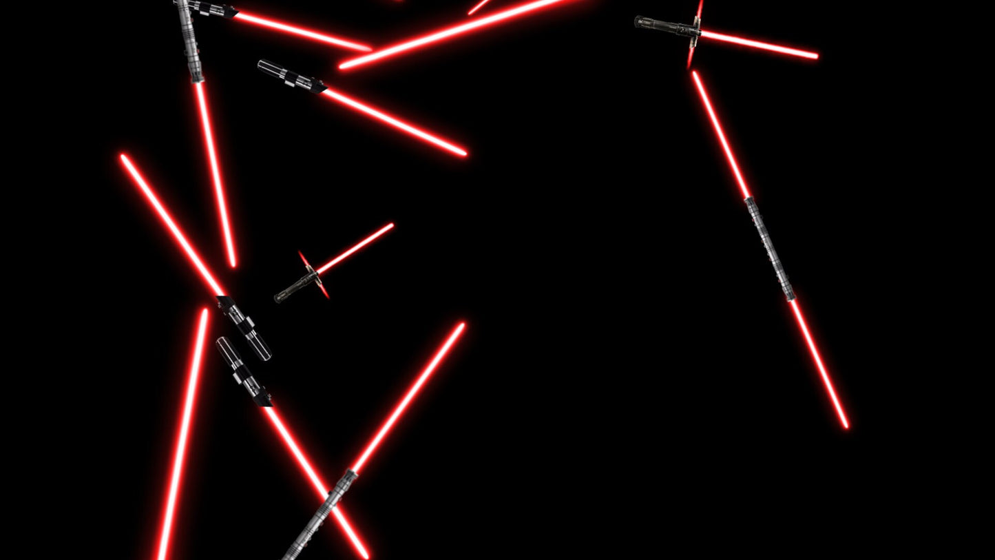 Dark Side Stream Alert - Lightsaber Animation - Full Screen Star Wars Overlay with Transparent Background - 1920x1080 - Instant Download