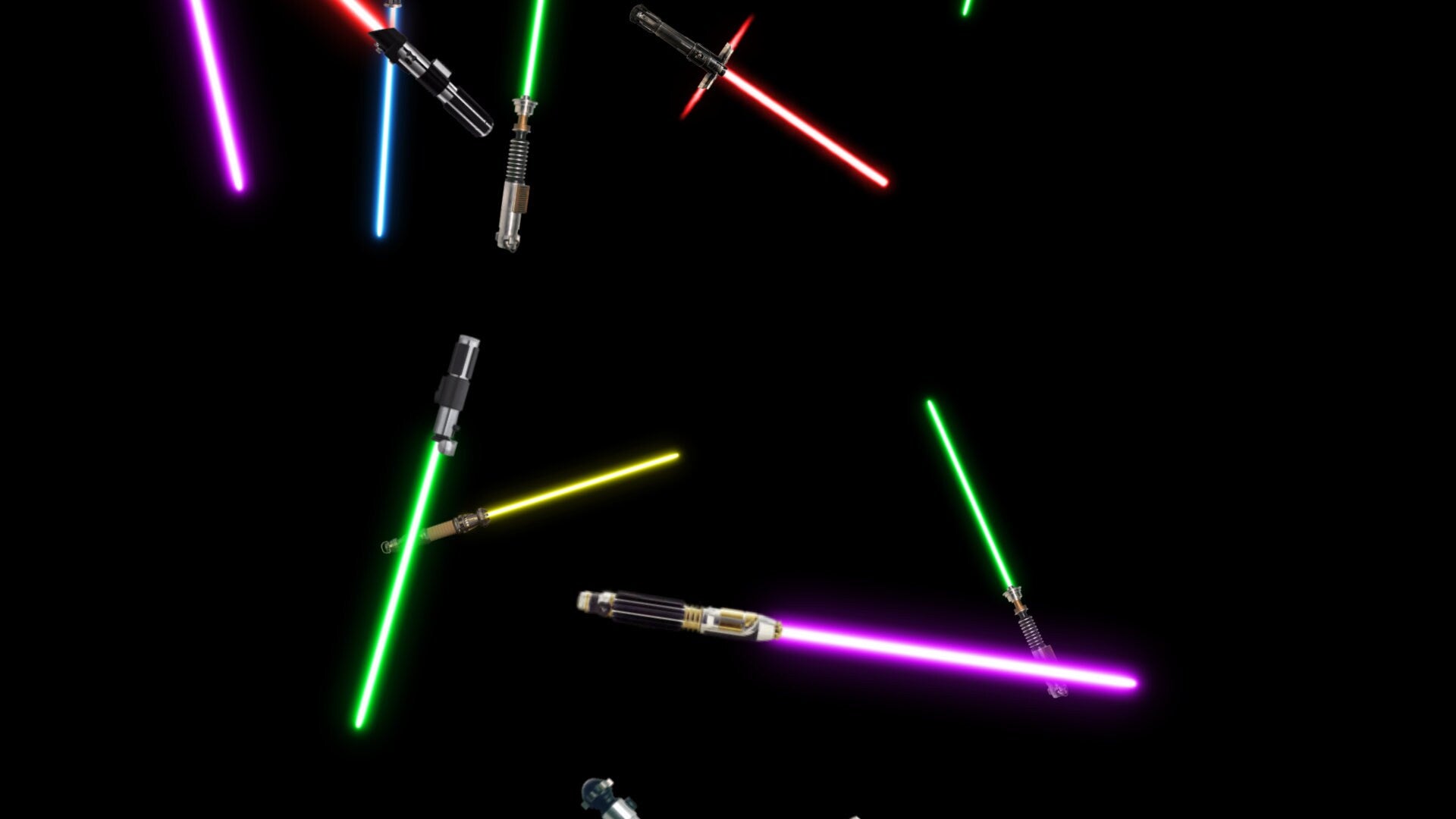 Lightsaber Stream Alert - Full Screen Animated Star Wars Overlay - Transparent Background - 1920x1080 - Instant Download - Jedi Survivor