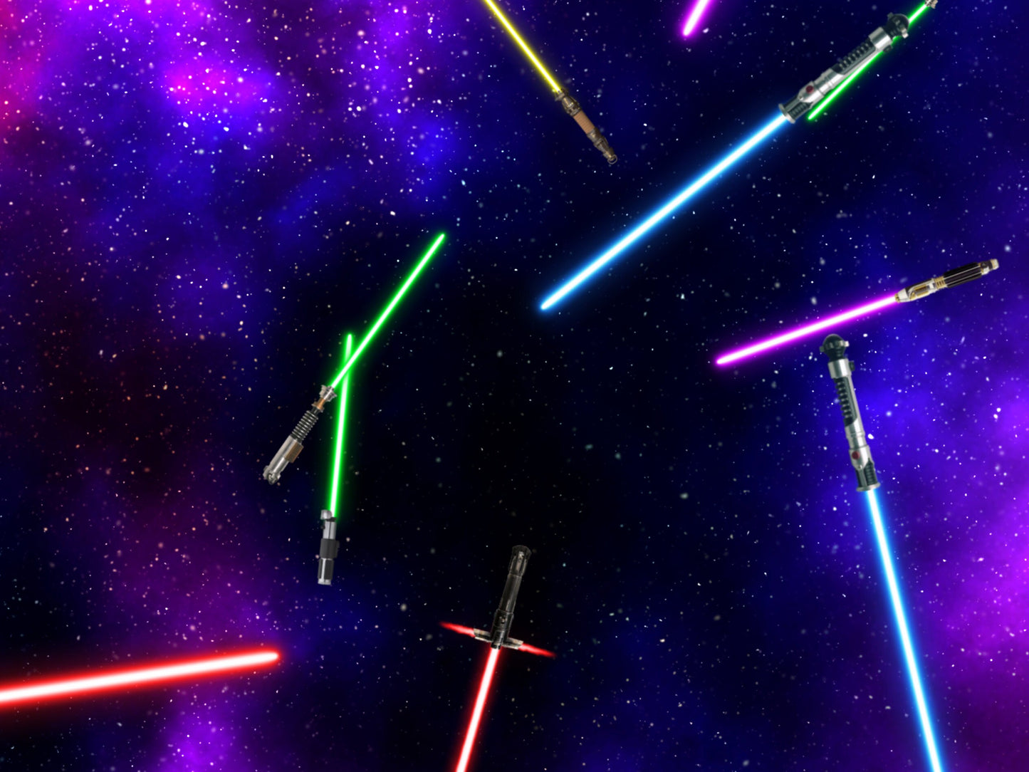 Lightsaber Stream Alert - Full Screen Animated Star Wars Overlay - Transparent Background - 1920x1080 - Instant Download - Jedi Survivor