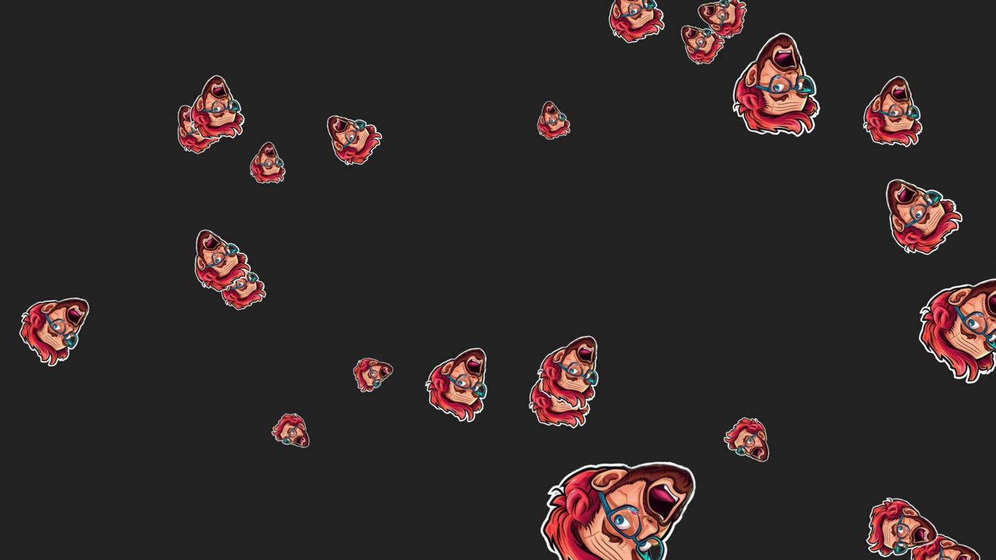 Custom Rain Stream Alert - Your Emote Raining Down! - Full Screen Animation with Transparent Background - 1920x1080 - Personalized Overlay