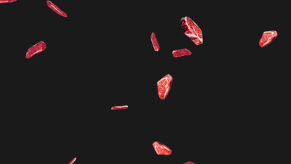 Raw Meat Rain Stream Alert - Full Screen Animated Overlay w/ Transparent Background - 1920x1080 - Instant Download - Steak Animation Effect