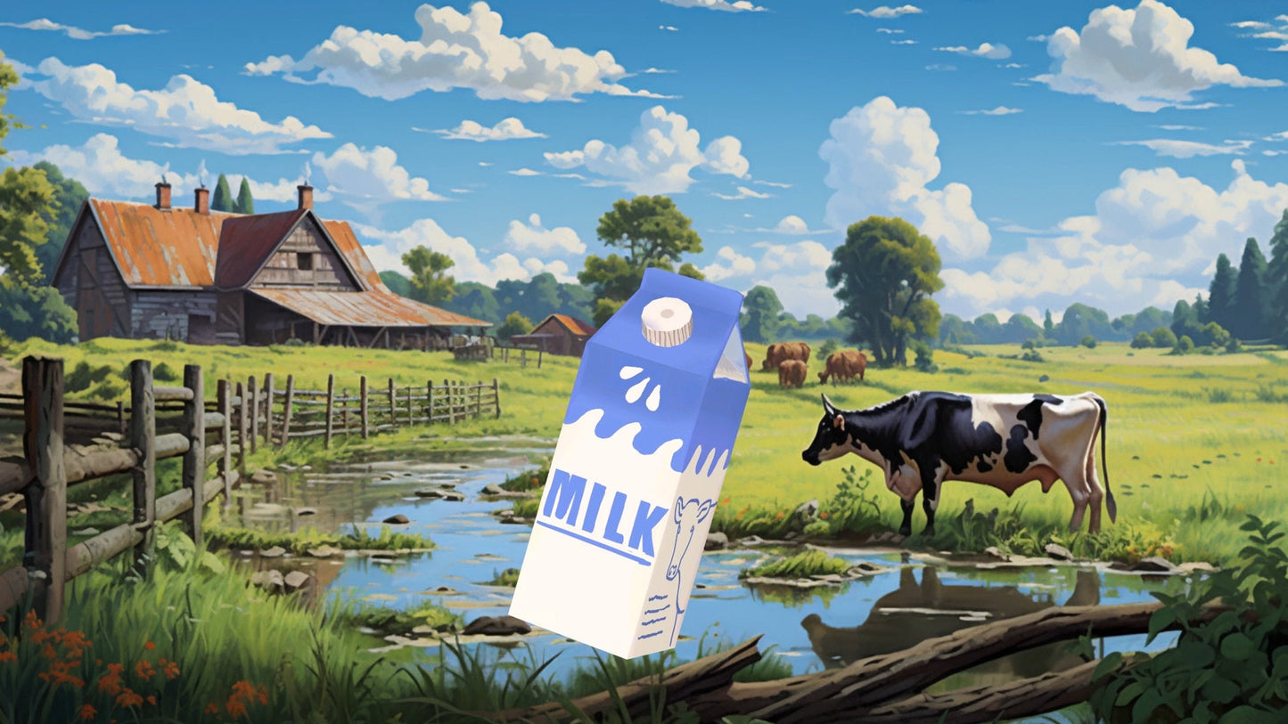 Milk Splash - Scene Transition Stinger And Stream Alert - Full Screen 1920x1080 Animation with Transparent Background - Food Fight Effect