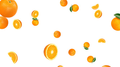 Raining Oranges Stream Alert - Animated Citrus Overlay w/ Transparent Background - Full Screen 1920x1080 - Instant Download - Easy To Set Up