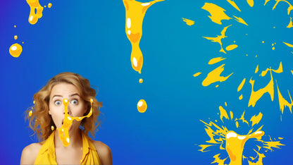 Mac & Cheese Splat Stream Alert - Full Screen Animated Overlay w/ Transparent Background - 1920x1080 - Instant Download - Cheesy Funny Fun!