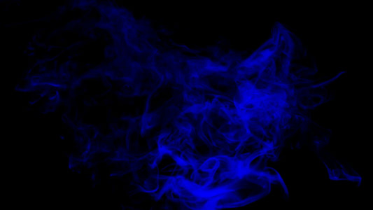 Blue Smoke Stream Alert - Full Screen Effect - Animated Overlay with Transparent Background - Instant Download - 1920x1080 - Easy to Setup!