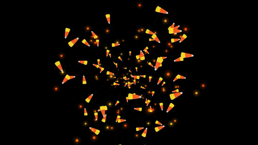 Candy Corn Blast Stream Alert - Halloween Animation - Full Screen Overlay with Transparent Background - 1920x1080 - Instant Download - Fun!
