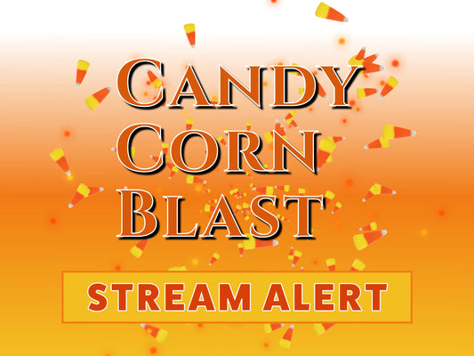 Candy Corn Blast Stream Alert - Halloween Animation - Full Screen Overlay with Transparent Background - 1920x1080 - Instant Download - Fun!