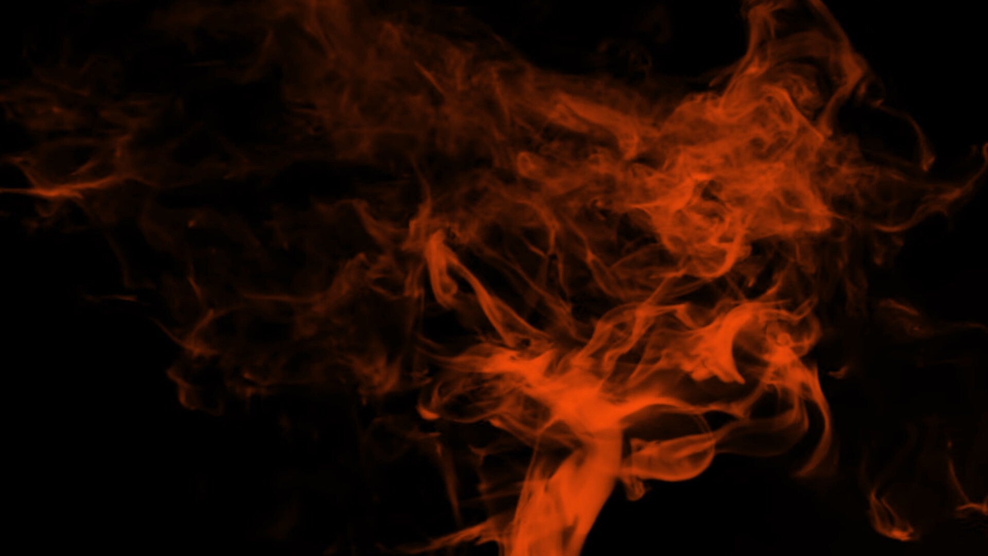 Orange Smoke Stream Alert - Animated Overlay with Transparent Background - Full Screen 1920x1080 - Smokey Special Effect - Instant Download